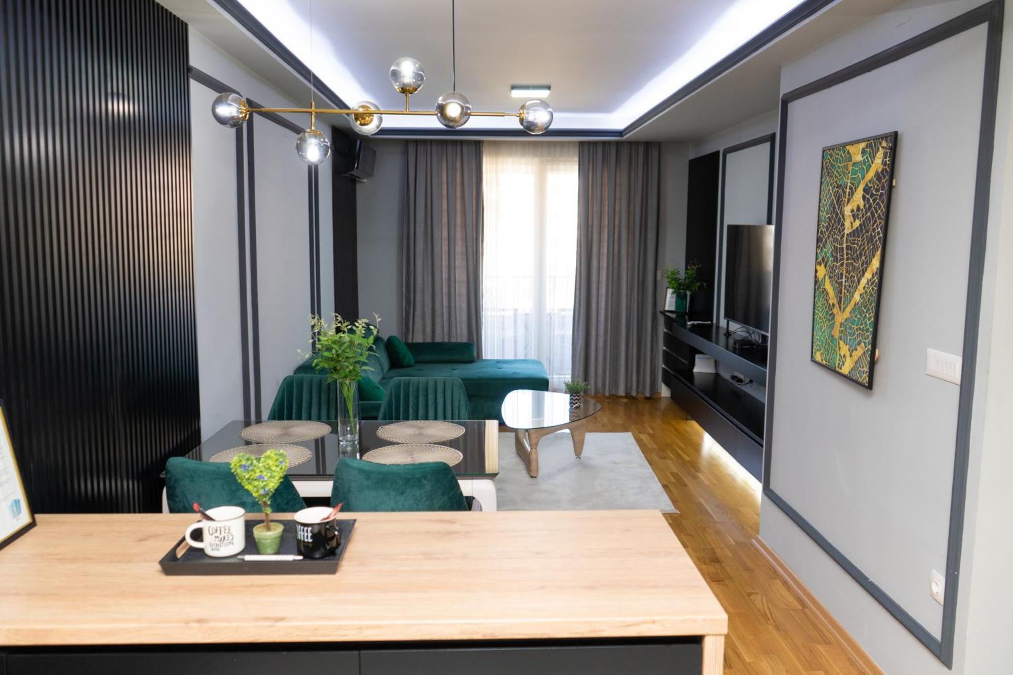 Unity Luxury Apartment - Skopje Bagian luar foto